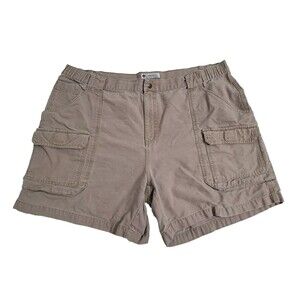Columbia Men's 2XL Canvas Cargo Hiking Utility Trail Camp Shorts Vintage XXL